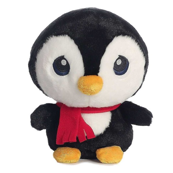 Cute Stuffed Embroidered Eyes Baby Penguin Plush Animal Soft Toy